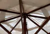 Holz-Sonnenschirm 3m beige Gartenschirm Terrassenschirm Produktbild-Vorschau 3