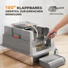 PawHut Katzenklo XXL Edelstahl Katzentoilette 130L mit 180° Produktbild-Vorschau 8