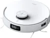 A white robot vacuum cleaner is shown from a slightly elevated angle against a white background. Voir les images du produit