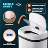 MONZANA® Mülleimer mit Sensor Küche 50L Edelstahl Automatik Produktbild-Vorschau 5