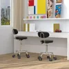 2-er Set Drehhocker Mit Rückenlehne Rollhocker Produktbild-Vorschau 7