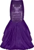 Damen Meerjungfrau Rock Schwanz Gr. XL Kostüm Mermaid Tail Produktbild-Vorschau 3