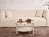 Couchtisch aus gehärtetem Glas - Travertin-Effekt Beige - Produktbild-Vorschau 5