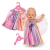 BABY born Regenbogenkleid mit Flügeln für 43cm Puppen Produktbild-Vorschau 1