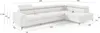 Ecksofa Schlafsofa Sofa TORONTO XL Stoff Element Grau Produktbild-Vorschau 4