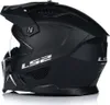 A black modular motorcycle helmet shown from the side. Anteprima dell’immagine prodotto