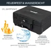 HMF Feuerfeste Dokumentenbox DIN A4, wasserdichte Produktbild-Vorschau 2