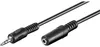 Wentronic Goobay 3,5mm-Klinke-Verlängerungskabel, Schwarz, Produktbild-Vorschau 1