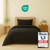 Komfortec Premium Bettwäsche 135x200 cm Bettbezug + 40x80 Produktbild-Vorschau 1