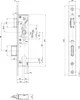 Serratura da infilare RR B 1314 PZ 24/25/92/10mm DIN L/R Anteprima dell’immagine prodotto 2