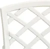 vidaXL Sedie da giardino 2 pz. Alluminio fuso bianco Anteprima dell’immagine prodotto 7