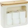 Relaxdays - Rangement pour papier toilette, 12 rouleaux, H Voir les images du produit 1