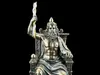 Zeus figura su trono scultura decorativa soggiorno Anteprima dell’immagine prodotto 10