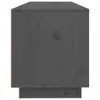 The Living Store TV-Schrank Grau 100x34x40 cm Massivholz Produktbild-Vorschau 9