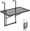 VEVOR Table de balcon 61x41 cm en métal réglable sur 5 Voir les images du produit 1