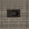 Möbel Gartensessel Verstellbar mit Kissen Grau Poly Rattan Produktbild-Vorschau 9