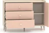 Cassettiera combinata per bambini OLIVIA - beige / rosa Anteprima dell’immagine prodotto 4