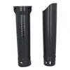 Two black plastic tubes are shown against a white background. The tube on the left has the brand name embossed on it. The tube on the right has a curved opening at the top. Produktbild-Vorschau