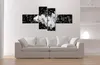 Visario Canvas Orchidee Zwart Wit 160x70 cm – 4 delen, Productafbeelding-voorbeeld 2