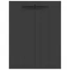 vidaXL Armoire de jardin noir 65x37x85 cm PP Voir les images du produit 4