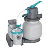 A sand filter pump system for a swimming pool, shown against a white background. Produktbild-Vorschau