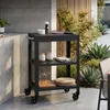 Outdoor Servierwagen 'Bolognano' Stahl 81 x 50 x 50 cm Produktbild-Vorschau 6