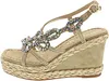 Alma En Pena Keilsandalette Beige Produktbild-Vorschau 5