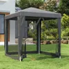 vidaXL Tenda per feste con 4 pareti laterali a rete Anteprima dell’immagine prodotto 2