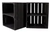 12er Set große neue schwarze Obstkiste 50cm x 40cm x 30cm Produktbild-Vorschau 6