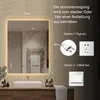 LED Badezimmerspiegel 70x90 cm – Rahmenlos, Hinterleuchtet, Produktbild-Vorschau 15