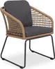 Gartenstuhl SANSIBAR SKOVBY BHT 58x76x66 cm grau Produktbild-Vorschau 1
