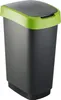 Swingeimer 50 l TWIST, Farbe:Grün / Schwarz Produktbild-Vorschau 1