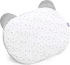 Twinkle Stars & Grey Velvet Kissen Teddybär-Kopf 26x36cm Produktbild-Vorschau 1