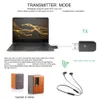 Diagram showing how to use a Bluetooth transmitter with a laptop and speakers/headphones. Produktbild-Vorschau