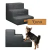 Escalier pour chien ou chat Dogeste 3 marches – gris foncé Voir les images du produit 6