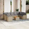 Modulares Garten-Sofaset, 10-tlg. Sitzgruppe mit Stauraum, Produktbild-Vorschau 2