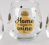Whiskyglas, Wasserglas oder auch Weinglas mit Spruch Home Produktbild-Vorschau 2