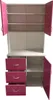 Kinderzimmerschrank Pink Weiß Produktbild-Vorschau 2
