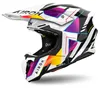Airoh Twist 3 Rainbow crosshelm, wit/roze/zwart, maat M Productafbeelding-voorbeeld 1