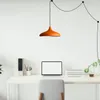 Champion Pendelleuchte mit Stecker 35 cm, Orange Metall Produktbild-Vorschau 3