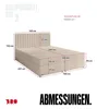BroMARKT Boxspringbett DREAM mit 2 Bettkasten, Produktbild-Vorschau 8
