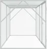 vidaXL Ptačí klec antracitová 208 x 102 x 108 cm Náhled obrázku produktu 3