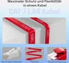hb-digital Patch Kabel 30m LAN Kabel Cat7 Netzwerk Kabel Produktbild-Vorschau 4