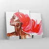 Bild auf Leinwand - Leinwandbild - frau modern - 130x100cm Produktbild-Vorschau 4
