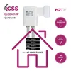 GSS Quad LNB Weiss für digital Satellitenschüssel - für 4 Produktbild-Vorschau 3