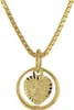 trendor 75260 Taufring mit Engel-Herz Gold 585 / 14K mit plattierter Halskette 1 Produktbild-Vorschau