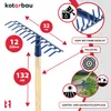 KOTARBAU® Laubrechen 32 cm Metall Rechen für Gras & Laub Produktbild-Vorschau 5