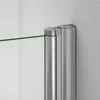 100x195cm Duschkabine Duschabtrennung Nischentür Schwingtür Produktbild-Vorschau 3