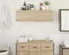 A bathroom vanity with a wall-mounted cabinet above it. Anteprima dell’immagine prodotto