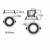 LED Einbaustrahler Genius 30W 940 Neutralweiß S6071 Ø 150mm Produktbild-Vorschau 2